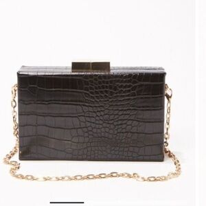 Forever21 Faux‎ Croc Convertible Clutch